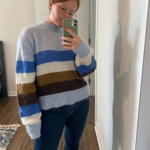 🍂🍁 & Other Stories mohair striped sweater